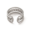 Non-Tarnish 201 Stainless Steel Finger Rings RJEW-H223-02P-03-4