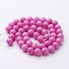 Natural Mashan Jade Round Beads Strands X-G-D263-8mm-XS30-3