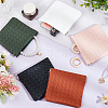 HOBBIESAY 5Pcs 5 Colors Rectangle Imitation Leather Multipurpose Shrapnel Makeup Bags ABAG-HY0001-12-5