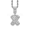 Brass Micro Pave Cubic Zirconia Pendants PW-WG3207D-48-1