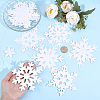 6Pcs Paper Snowflake Hanging Banners DIY-ME0001-95-3