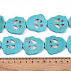 Dyed Synthetic Turquoise Beads Strands TURQ-T004-10-5