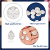 150Pcs 3 Styles Druzy Resin Cabochons RESI-CW0001-16-4