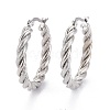 Tarnish Resistant 304 Stainless Steel Hoop Earring EJEW-F257-12P-1