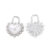 Alloy Rhinestone Pendants ALRI-C008-74P-2