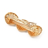 Alloy with Iron Clip Hair Barrettes PHAR-G014-01C-G-3