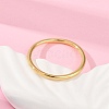 Simple Brass Finger Rings for Women RJEW-G343-12G-3