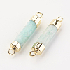 Natural Gemstone Links connectors G-F527-11B-1