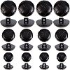 CHGCRAFT 100Pcs 1-Hole Plastic Buttons BUTT-CA0001-05A-1