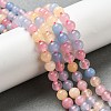 Dyed Natural Malaysia Jade Beads Strands G-G021-02A-14-5