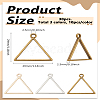 30Pcs 3 Colors Alloy Open Back Bezel Pendants FIND-LP0004-77-2