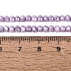 Anti-Tarnish Electroplate Rondelle Glass Beads Strands EGLA-T021-3mm-17-11-4