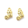 Brass Micro Pave Cubic Zirconia Pendants KK-U049-04G-04-1