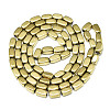 Electroplate Non-magnetic Synthetic Hematite Beads Strands G-S352-65B-01-2