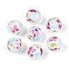 Handmade Lampwork Beads Strands LAMP-T007-04O-2