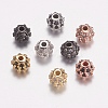 Brass Micro Pave Cubic Zirconia Beads ZIRC-E143-17-1