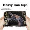 Vintage Metal Tin Sign AJEW-WH0189-353-3