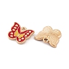 Light Gold Plated Alloy Enamel Pendants FIND-Q100-04KCG-03-2