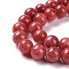 Natural Persian Jade Beads Strands G-D434-8mm-08-5