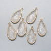 Natural Quartz Crystal Pendants X-G-S221-13G-2