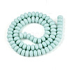 Opaque Spray Painted Glass Beads GLAA-ZX008-8mm-18A-2