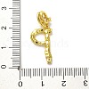 Rack Plating Brass Micro Pave Cubic Zirconia European Dangle Charms KK-L210-015G-P-3