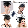 Polyester Mesh Veil Hair Bands OHAR-WH0034-12B-6