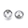 Non-Tarnish 304 Stainless Steel Bead Caps STAS-S057-48C-P-3