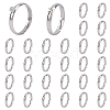 30Pcs 304 Stainless Steel Cuff Ring Components STAS-HY0001-92-1