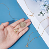 3Pcs 3 Styles Brass & Stainless Steel Bowknot Pendant Necklaces for Women NJEW-UN0001-66-4