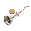 Iron Bell Hanging Ornaments HJEW-JM02465-3