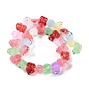 Transparent Glass Enamel Beads Strands GLAA-B021-05F-2