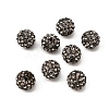 Polymer Clay Rhinestone Beads X-RB-C1438-10mm-A12-4