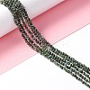 Natural Seraphinite Beads Strands G-A021-07B-2