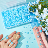 70G  5 Styles ABS Plastic Imitation Pearl Cabochons OACR-SC0001-45F-3