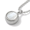 304 Stainless Steel Ball Chain Necklaces NJEW-I126-10P-1