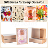 Kraft Paper Storage Gift Drawer Boxes CON-WH0089-37D-01-5