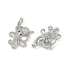 Brass Micro Pave Cubic Zirconia Pendants KK-C093-12P-2