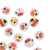 30Pcs 5 Style Resin Decoden Cabochons RESI-CJ0001-163-4