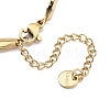 304 Stainless Steel Ball Chains Bracelets BJEW-P343-03G-4