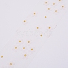 Flower Glitter Sequin Netting Fabric ORIB-WH0005-01A-2