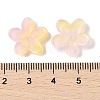 Transparent Spray Paint Glass Beads GLAA-Z011-07E-3