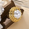 Brass Cuff Rings for Women RJEW-Q009-10G-4