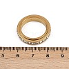 304 Stainless Steel Rhinestone Rotating Finger Rings RJEW-A074-01B-G-4