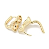 Brass Hoop Earring Findings KK-S386-01G-2