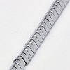 Electroplate Non-magnetic Synthetic Hematite Beads Strands G-J174-3x3mm-M-4