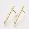 Alloy Stud Earring Findings PALLOY-S121-137-2