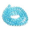 Transparent Glass Beads EGLA-A035-T8mm-D08-3