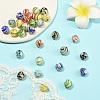 30Pcs 6 Colors Handmade Gold Sand Lampwork Beads LAMP-YW0004-21-4