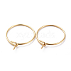 316 Surgical Stainless Steel Hoop Earring Findings STAS-J025-01H-G02-1